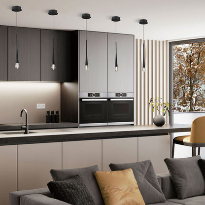 Pierce LED Single Pendant Light in kitchen.