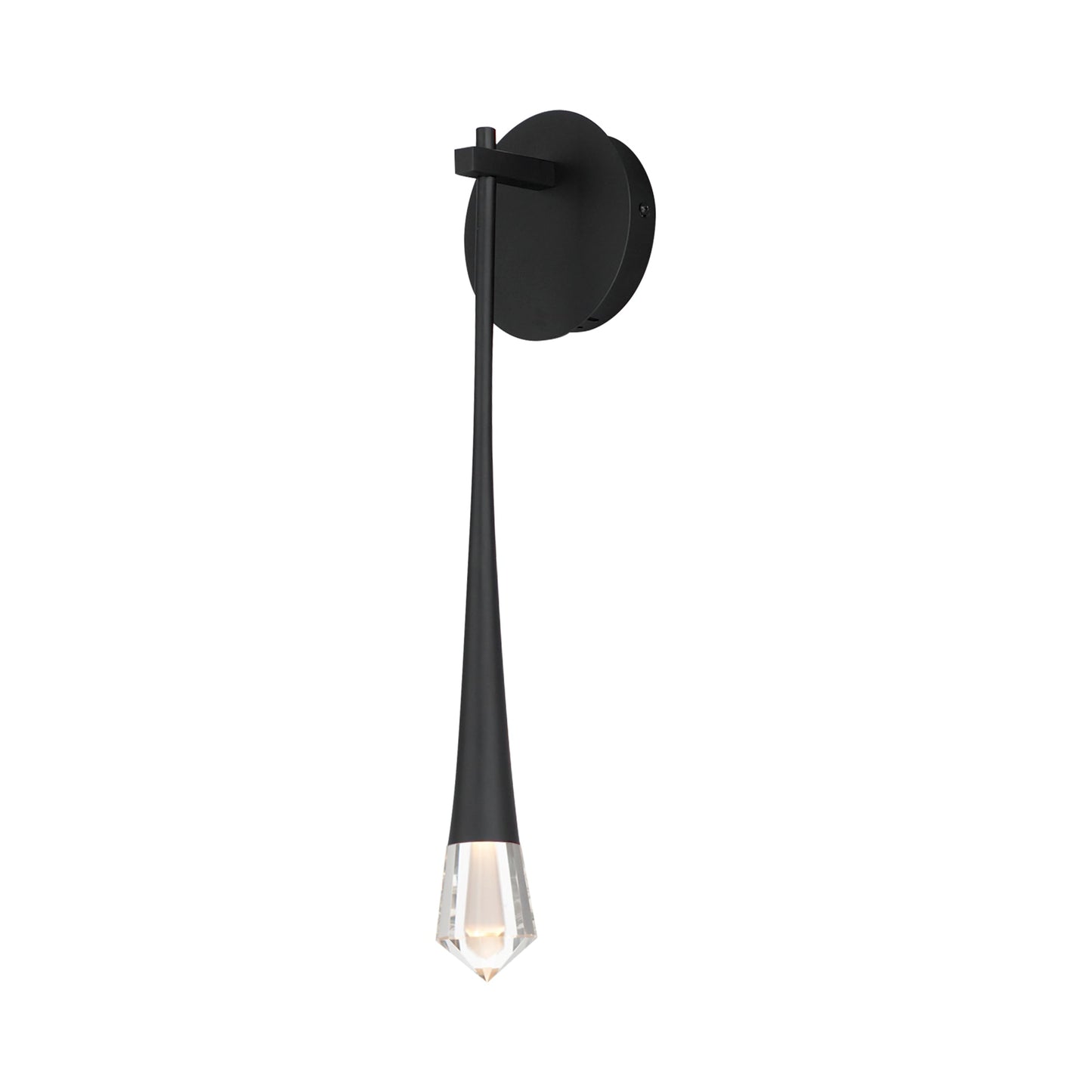 Pierce LED Wall Light in Black.