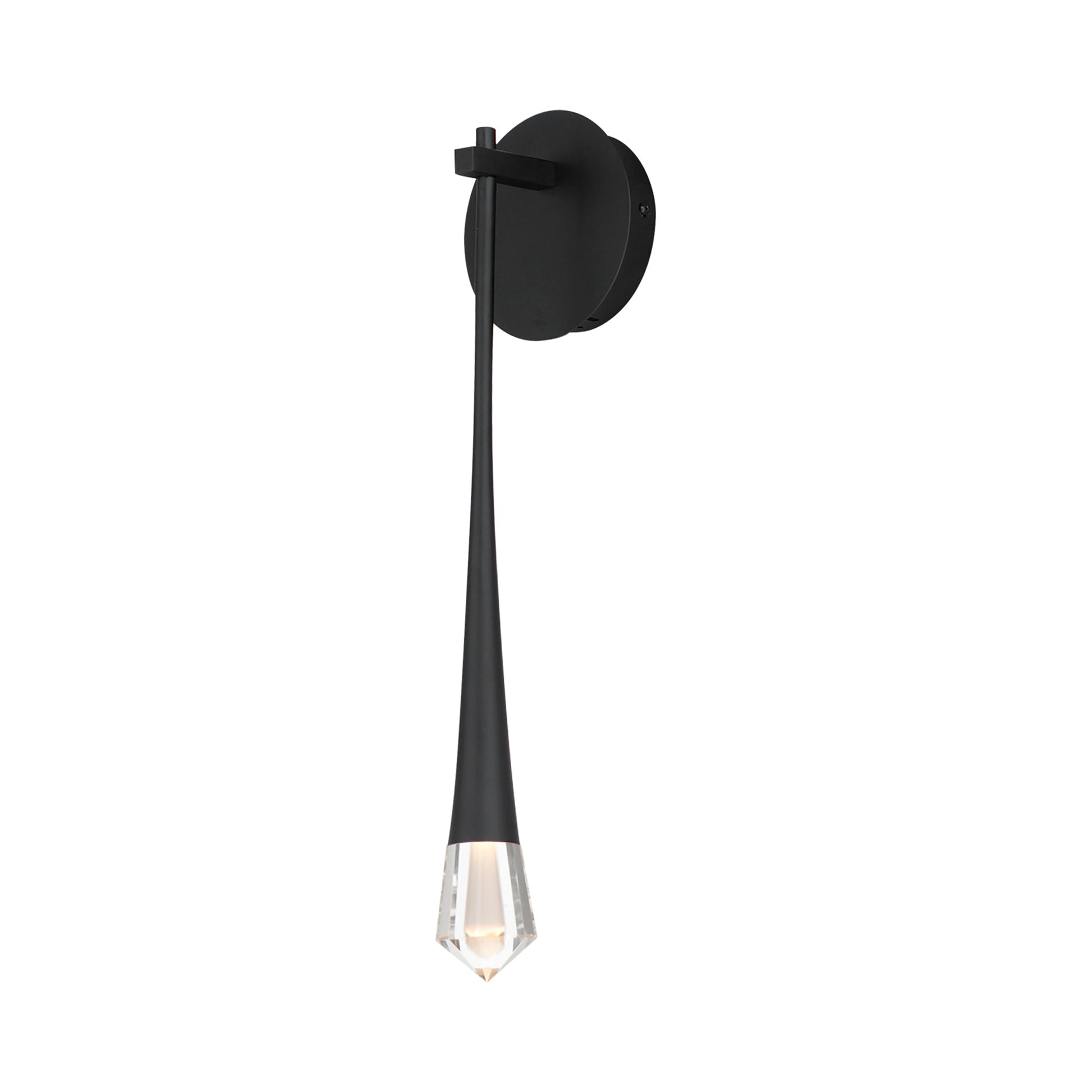 Pierce LED Wall Light in Black.