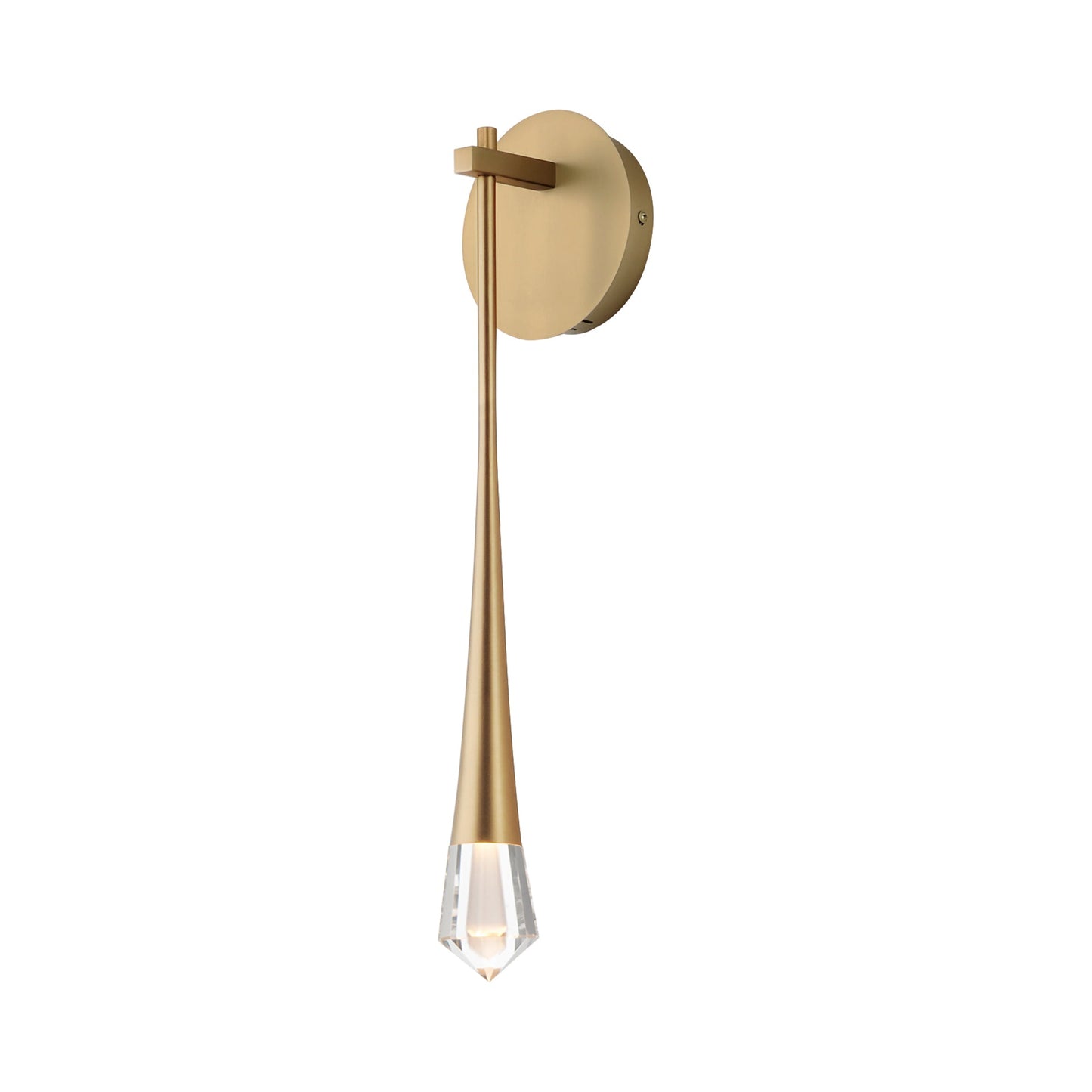 Pierce LED Wall Light in Gold.