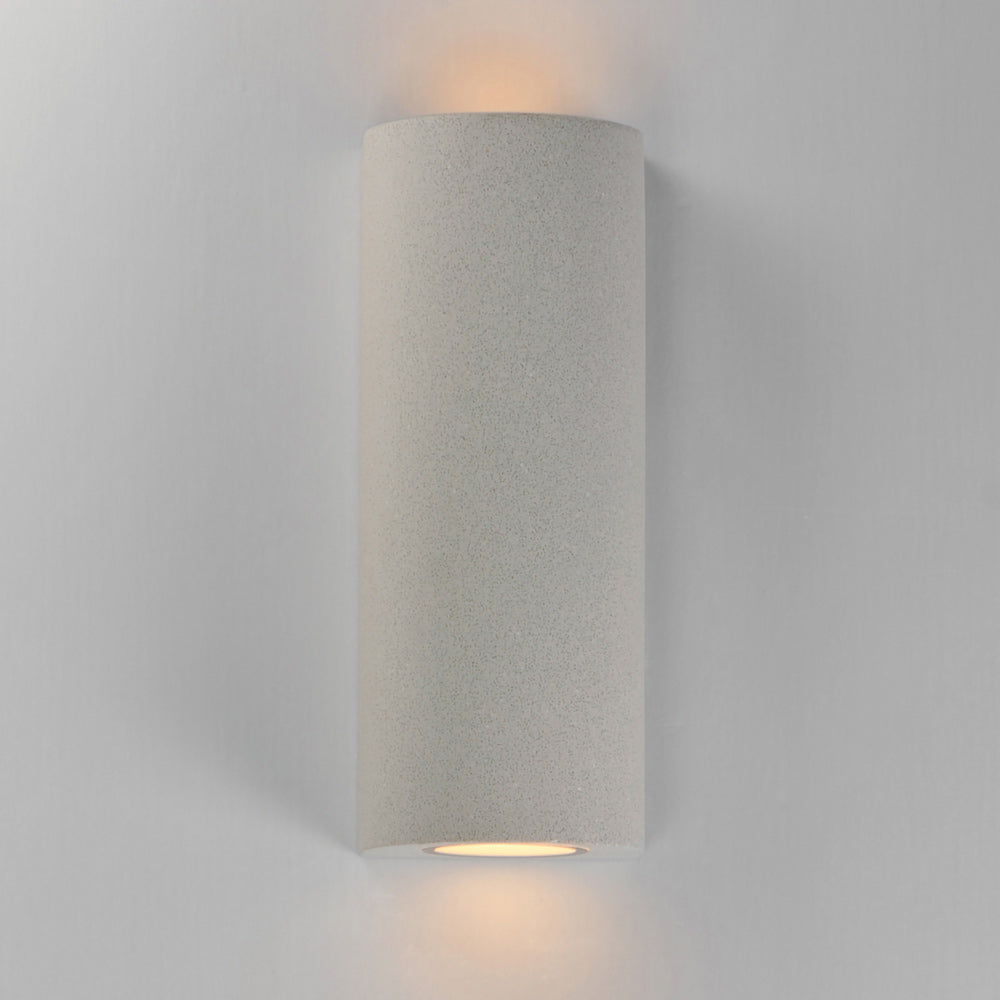 Pilar Outdoor Cylinder Wall Light in Detail.