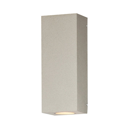 Pilar Outdoor Wall Light in Sandstone.