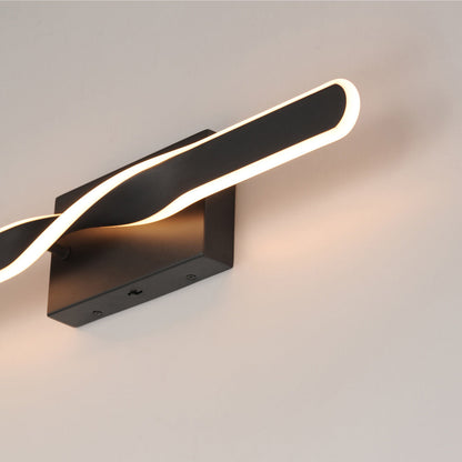 Pirouette LED Bath Vanity Light in Detail.