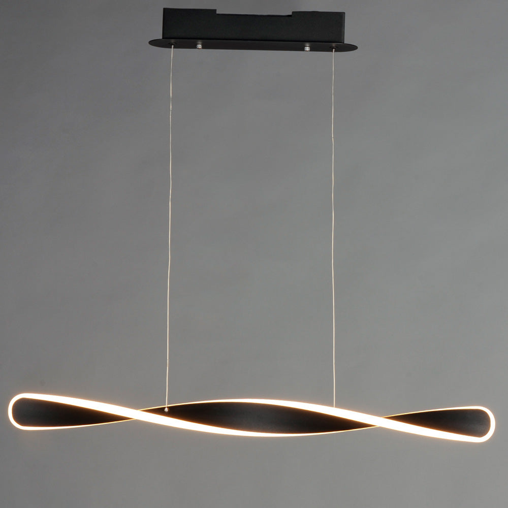 Pirouette LED Linear Pendant Light in Detail.