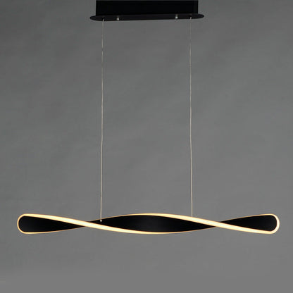 Pirouette LED Linear Pendant Light in Detail.