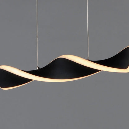 Pirouette LED Linear Pendant Light in Detail.