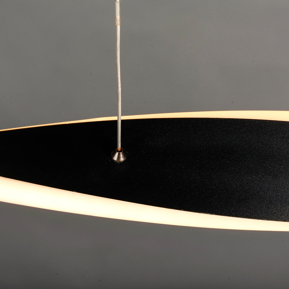 Pirouette LED Linear Pendant Light in Detail.