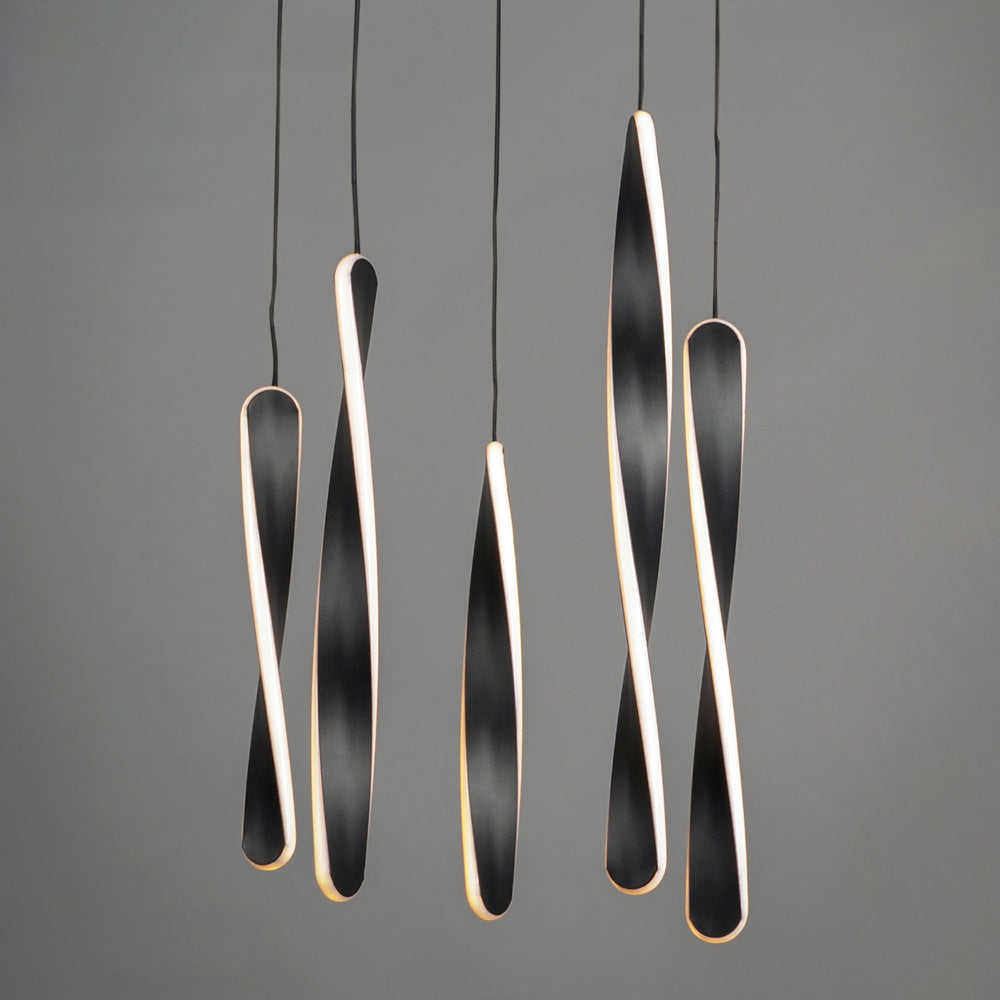 Pirouette LED Multi Light Pendant Light in Detail.