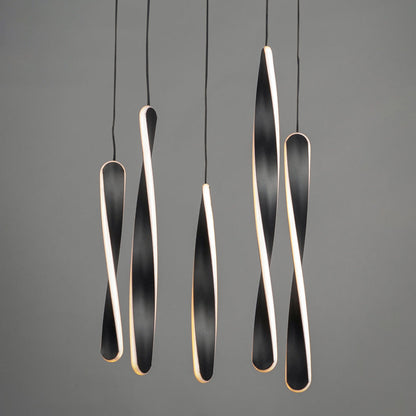 Pirouette LED Multi Light Pendant Light in Detail.