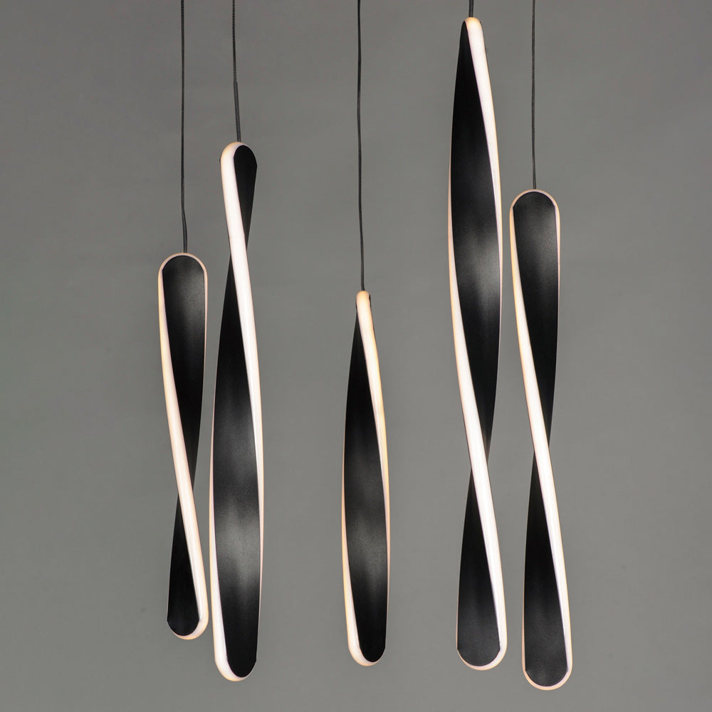 Pirouette LED Multi Light Pendant Light in Detail.