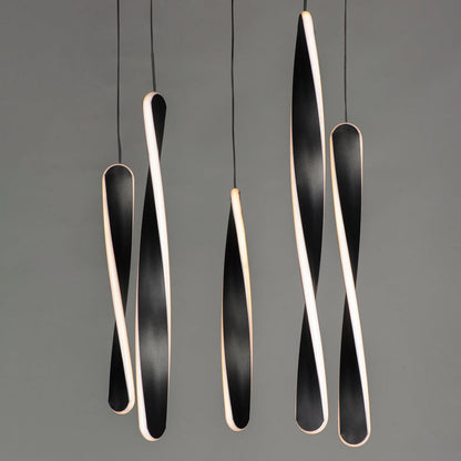 Pirouette LED Multi Light Pendant Light in Detail.