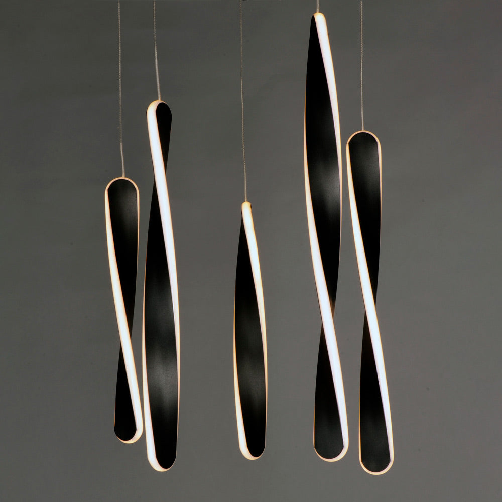 Pirouette LED Multi Light Pendant Light in Detail.