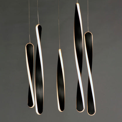 Pirouette LED Multi Light Pendant Light in Detail.
