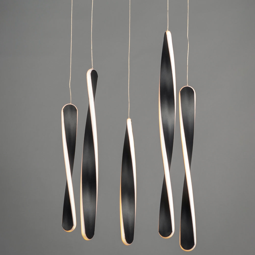 Pirouette LED Multi Light Pendant Light in Detail.