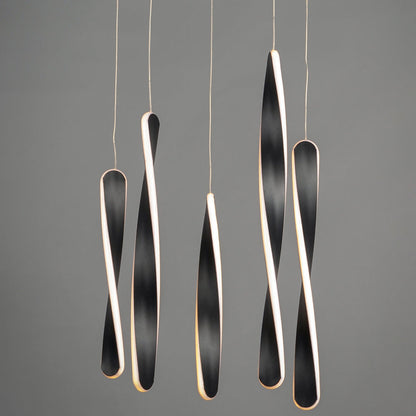 Pirouette LED Multi Light Pendant Light in Detail.