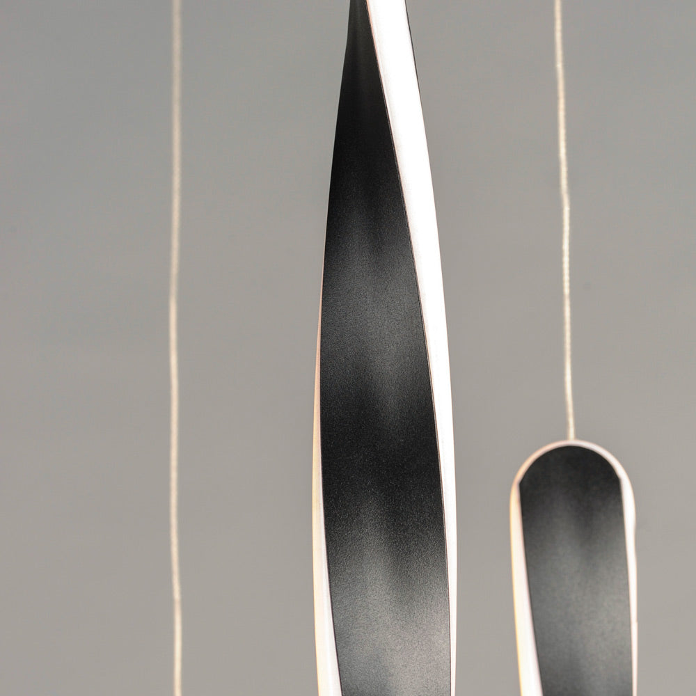 Pirouette LED Multi Light Pendant Light in Detail.
