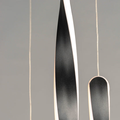 Pirouette LED Multi Light Pendant Light in Detail.