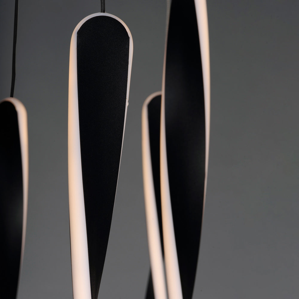 Pirouette LED Multi Light Pendant Light in Detail.