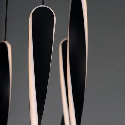 Pirouette LED Multi Light Pendant Light in Detail.