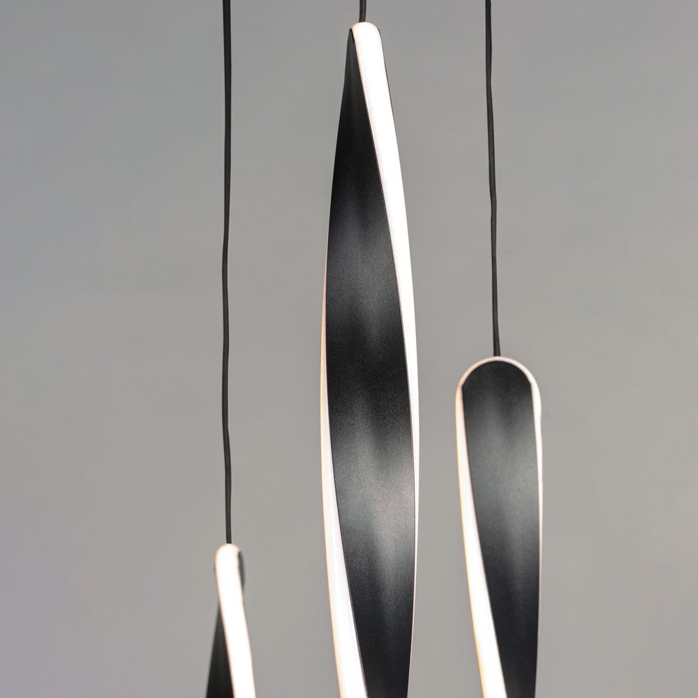 Pirouette LED Multi Light Pendant Light in Detail.