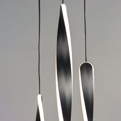 Pirouette LED Multi Light Pendant Light in Detail.