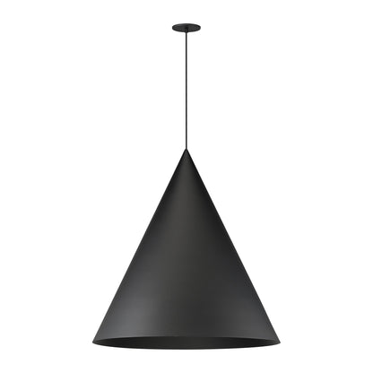 Pitch Pendant Light in Black (30.75-Inch).
