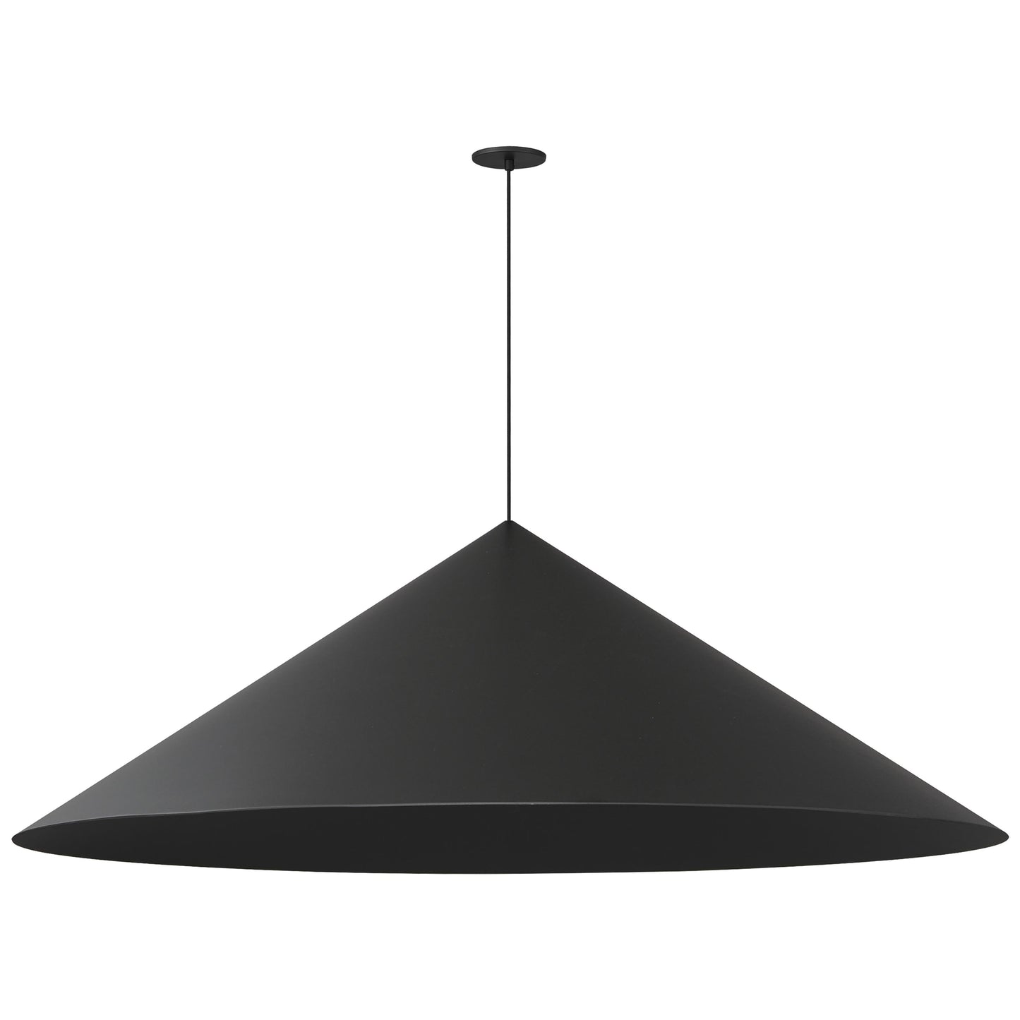 Pitch Pendant Light in Black (17-Inch).