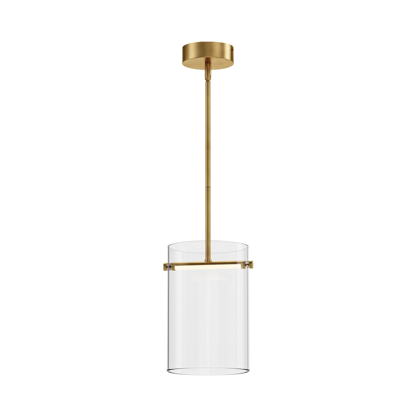 Polo LED Mini Pendant Light in Gold.