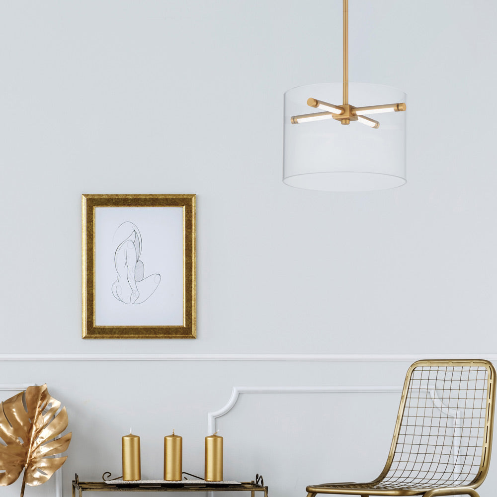 Polo LED Pendant Light in living room.
