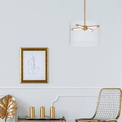 Polo LED Pendant Light in living room.