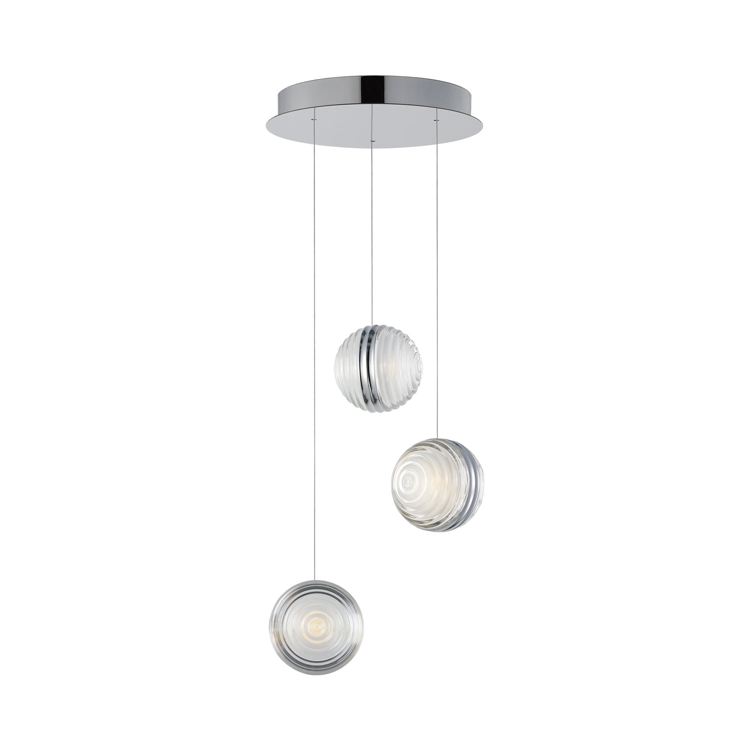 Pulse LED Pendant Light (3-Light).