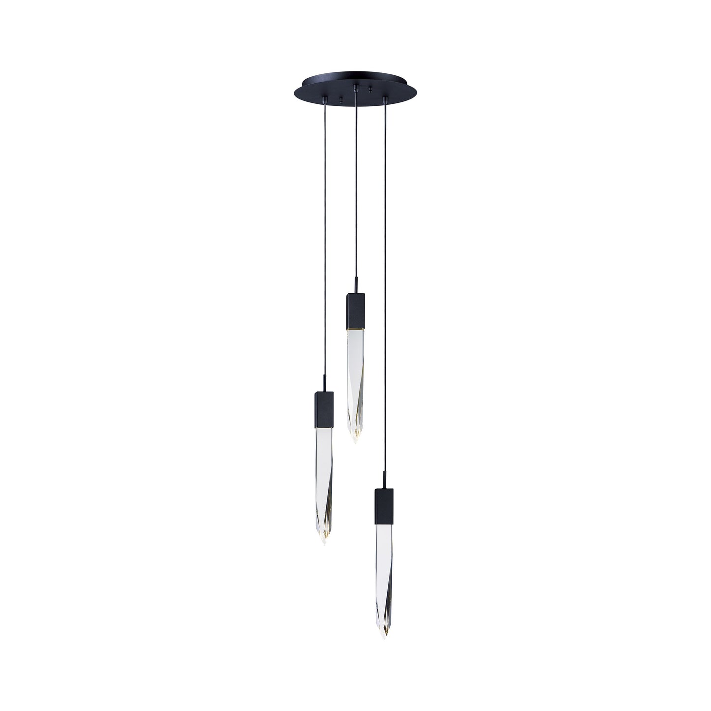 Quartz LED Multi-Light Pendant Light.