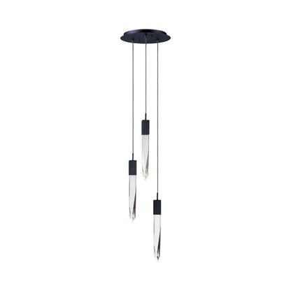 Quartz LED Multi-Light Pendant Light.