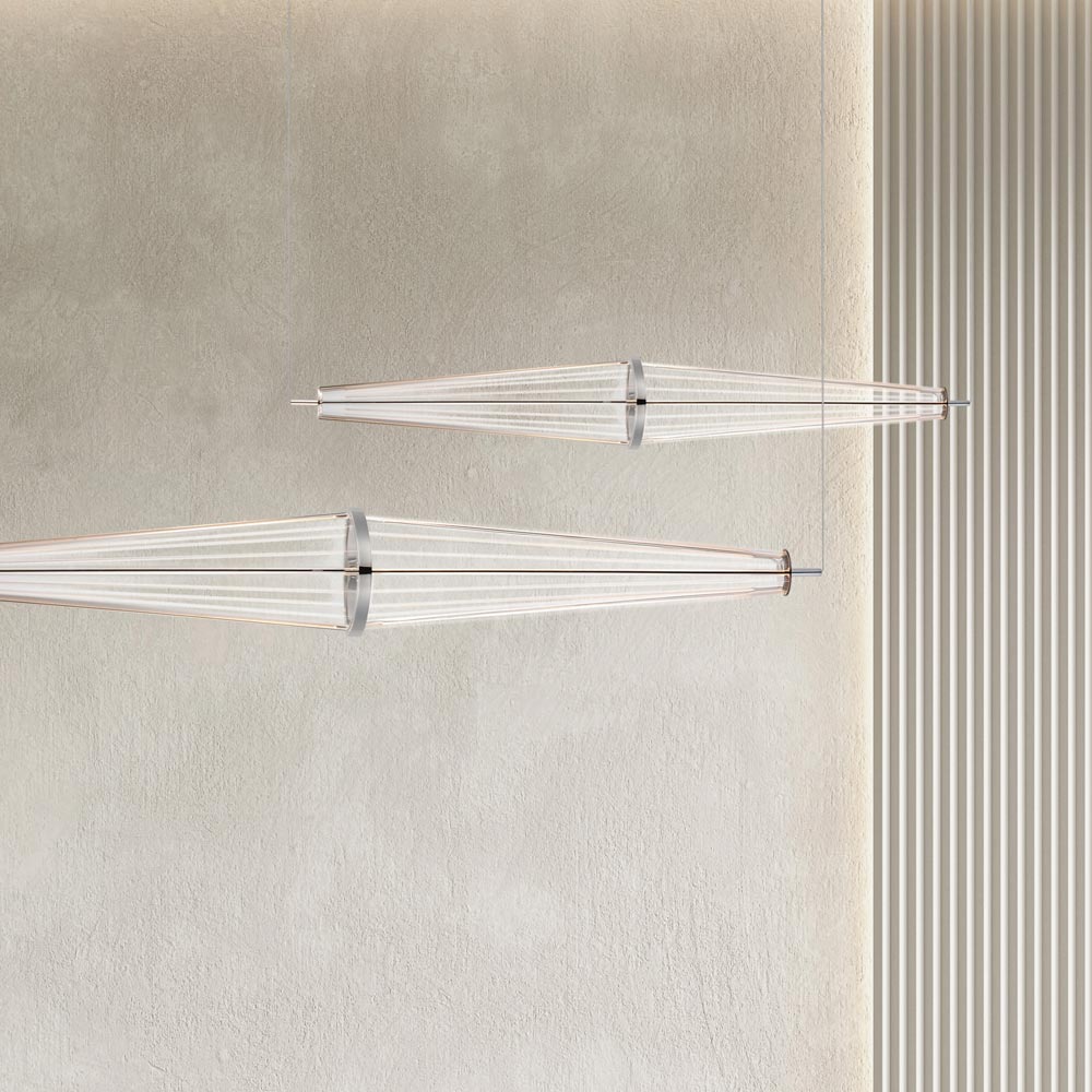 Quasar LED Linear Pendant Light in Detail.