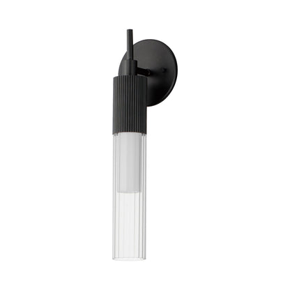 Reeds LED Wall Light in Black.