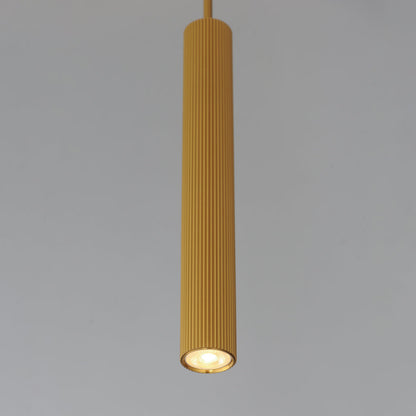 Reeds Vertical Pendant Light in Detail.