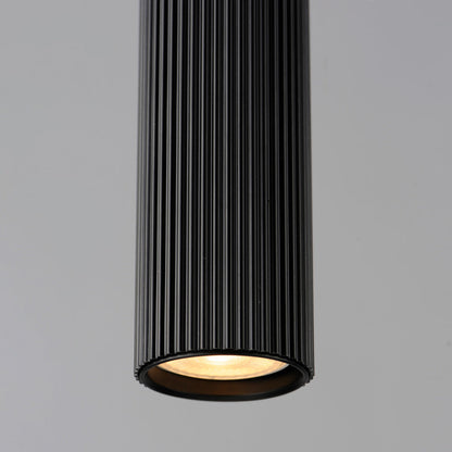 Reeds Vertical Pendant Light in Detail.
