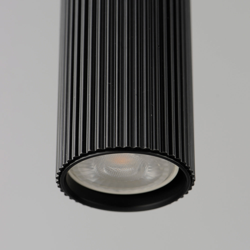 Reeds Vertical Pendant Light in Detail.