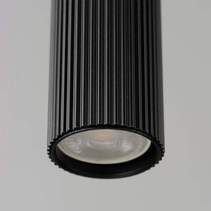 Reeds Vertical Pendant Light in Detail.