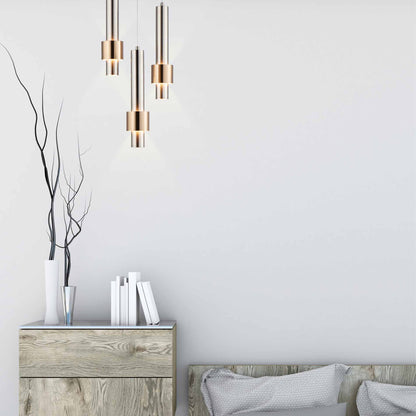Reveal LED Pendant Light in living room.