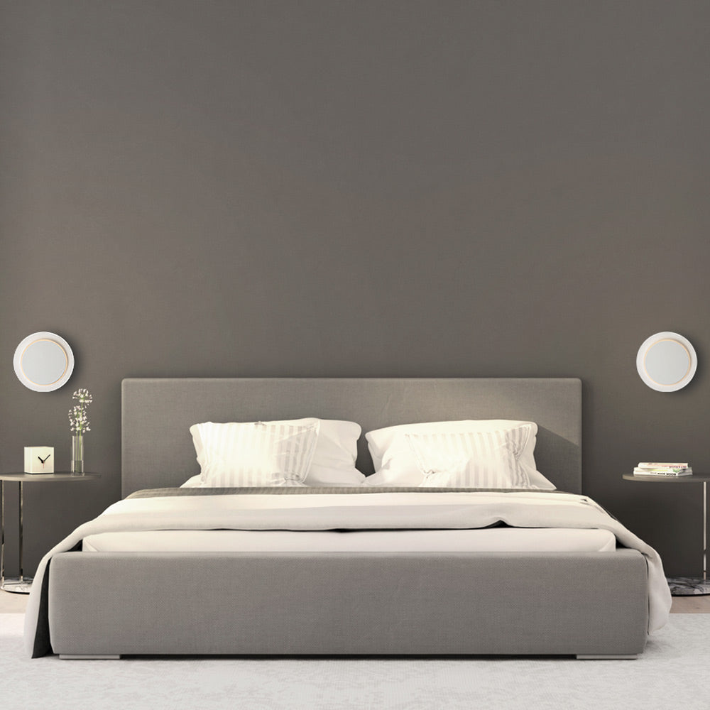 Revolver LED Ceiling / Wall Light in bedroom.