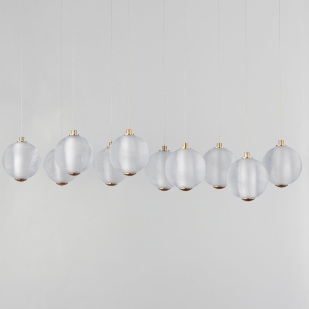 Rhythm LED Linear Pendant Light in Detail.