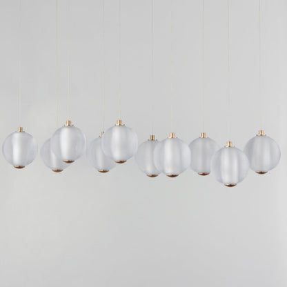 Rhythm LED Linear Pendant Light in Detail.