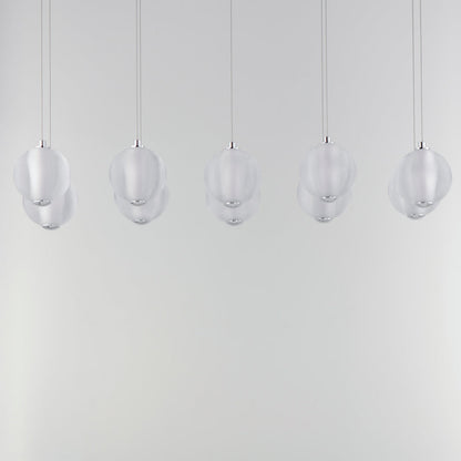 Rhythm LED Linear Pendant Light in Detail.