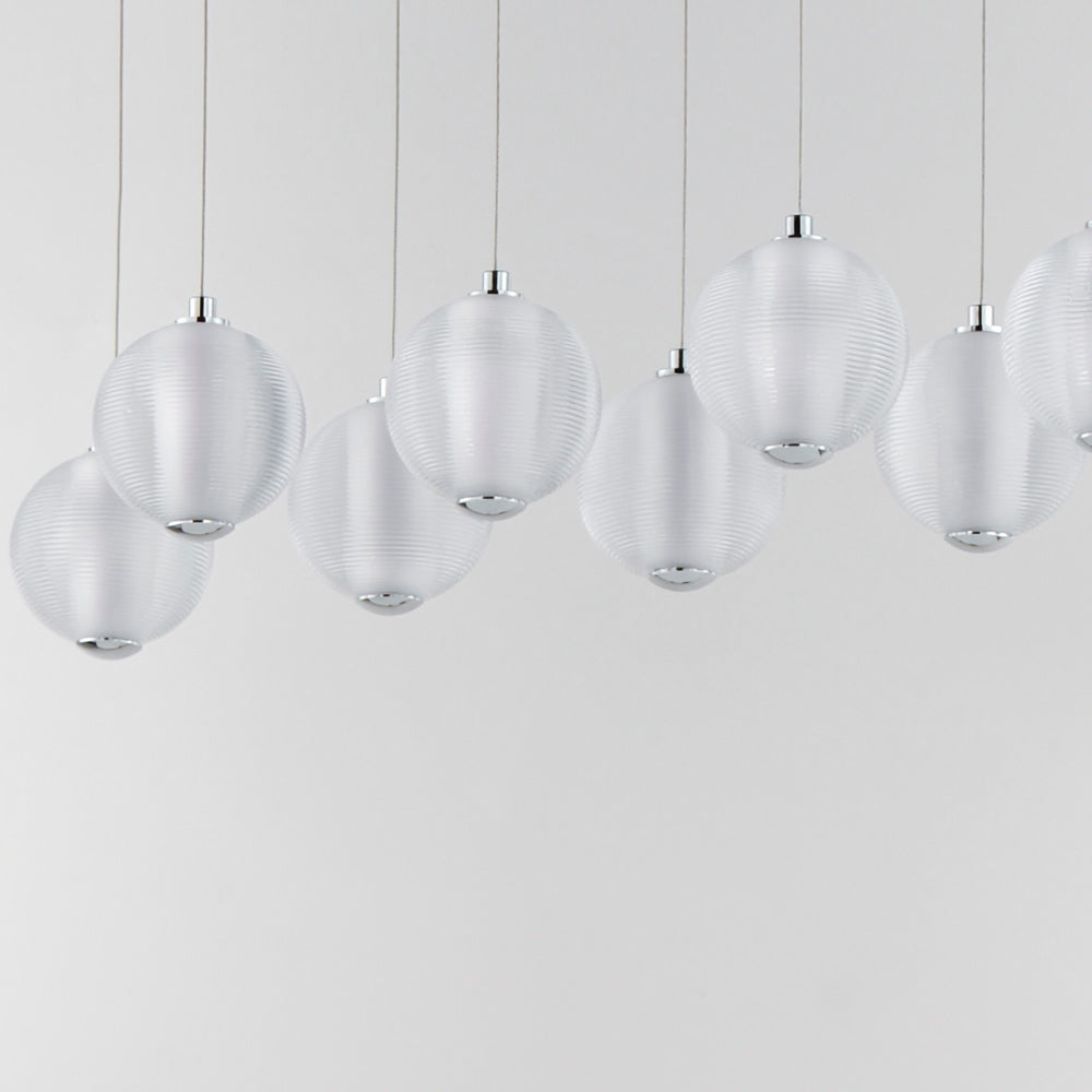 Rhythm LED Linear Pendant Light in Detail.