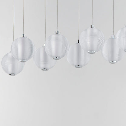 Rhythm LED Linear Pendant Light in Detail.