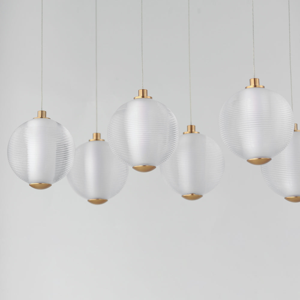 Rhythm LED Linear Pendant Light in Detail.