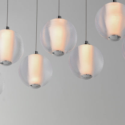 Rhythm LED Linear Pendant Light in Detail.