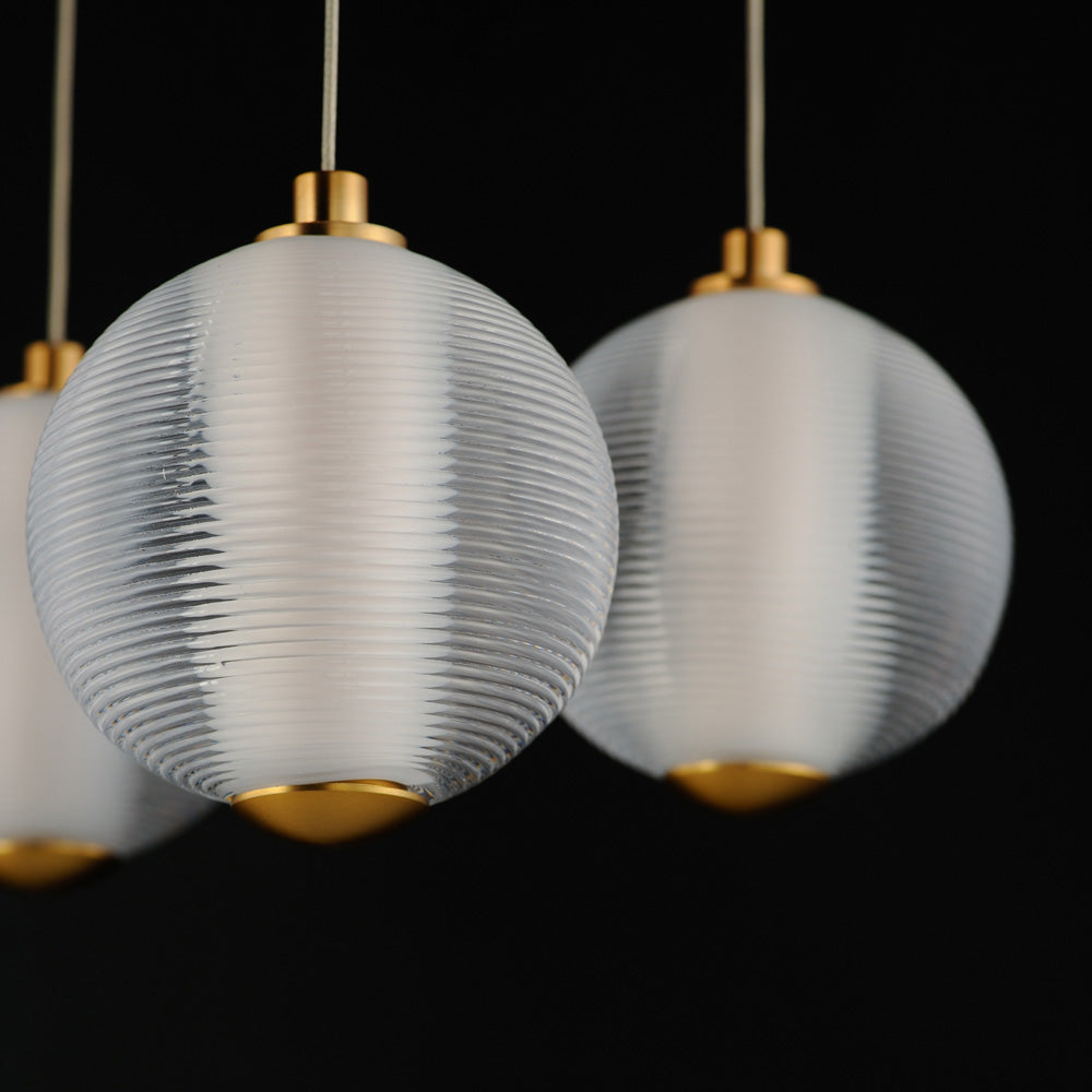 Rhythm LED Linear Pendant Light in Detail.