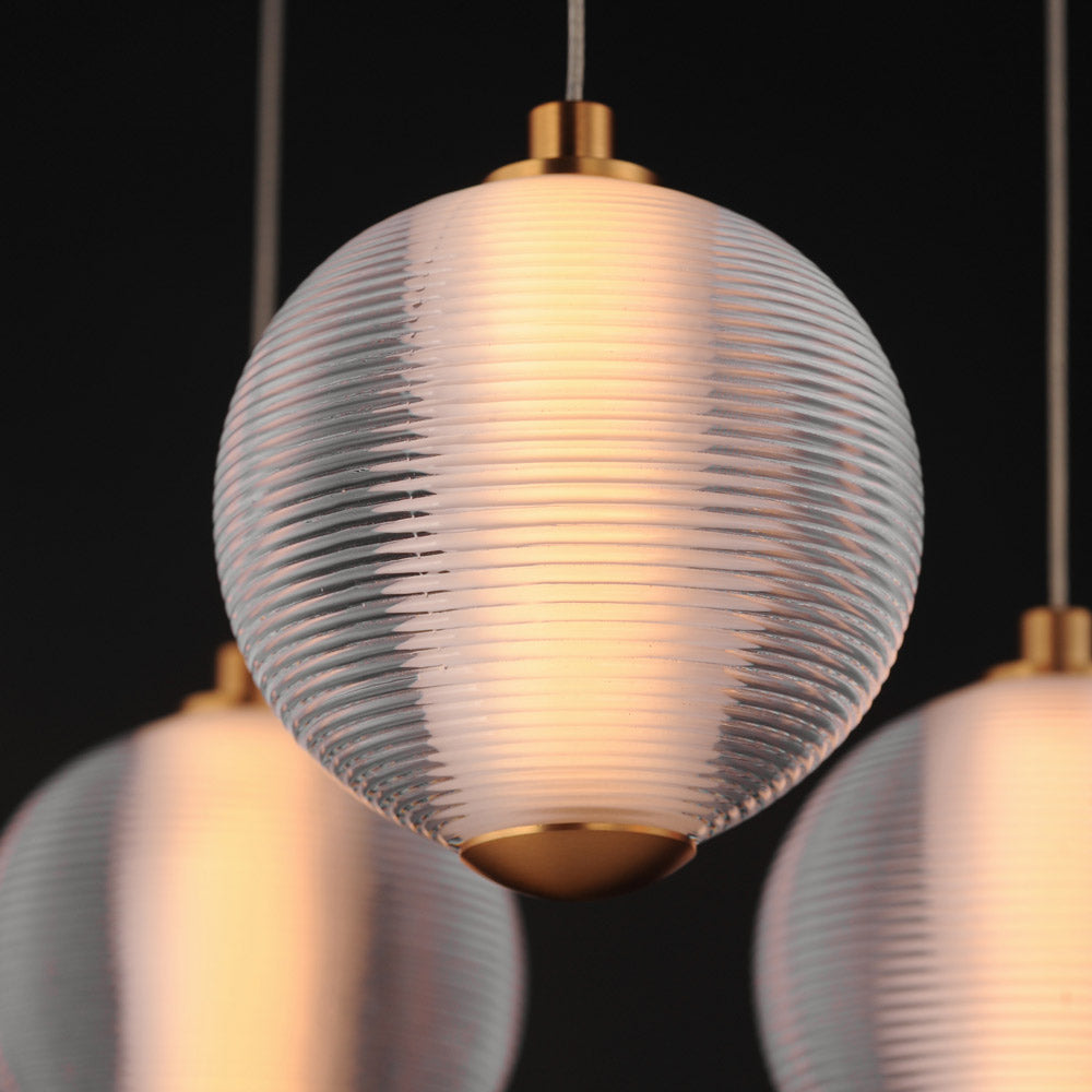 Rhythm LED Linear Pendant Light in Detail.
